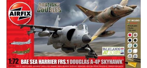 A-4/HARRIER FRS 1/72 DOGFIGHT DOUBLE AIRFIX