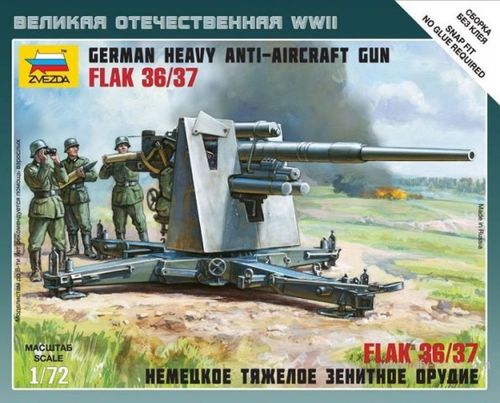 GERMAN FLAK 36/37 88mm 1/72 ZVEZDA