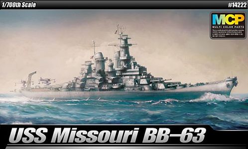 MISSOURI BB-63 ACORAZADO USS 1/700 MCP ACADEMY