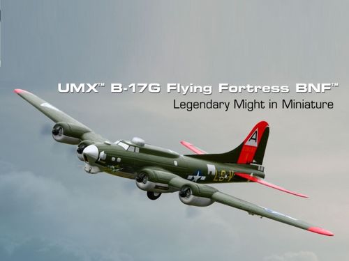 B-17G Flying Fortress UMX BNF EFLITE