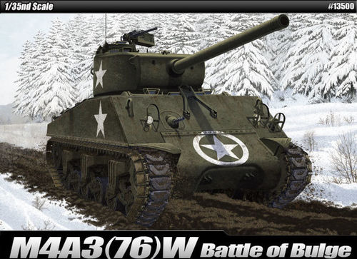 SHERMAN M4A3 76W BATALLA ARDENAS 1/35 ACADEMY
