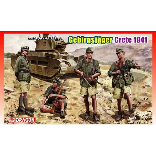 GEBIRGSJGER CRETA 1941 1/35 DRAGON