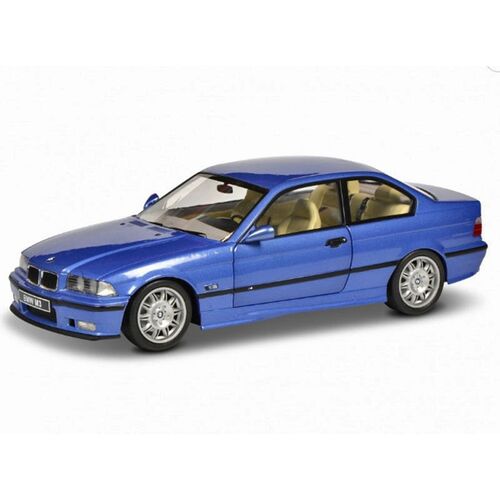 BMW E36 M3 COUPE AZUL 1994 1/18 SOLIDO