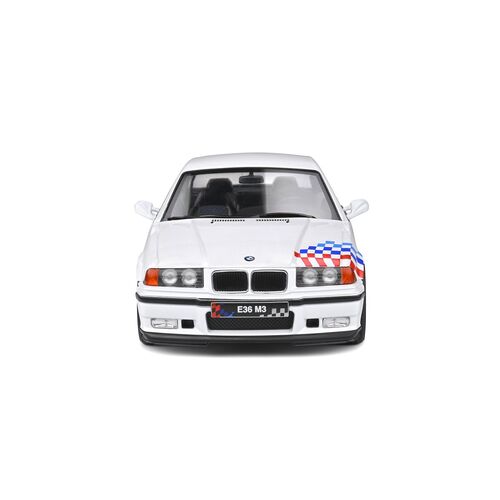 BMW E36 M3 COUPE LW BLANCO 1995 1/18 SOLIDO