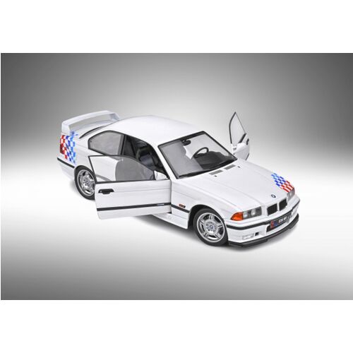 BMW E36 M3 COUPE LW BLANCO 1995 1/18 SOLIDO