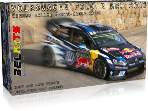 VW POLO R WRC MONTE CARLO 2016 1/24 BELKITS 011