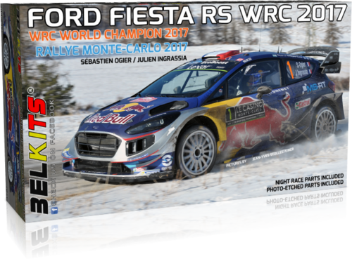 FORD FIESTA RS WRC 2017 MONTE CARLO 1/24 BELKITS 012