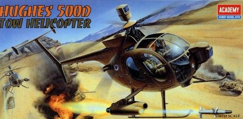 HELICOPTERO HUGHES 500D TOW DEFENDER 1/48 ACADEMY