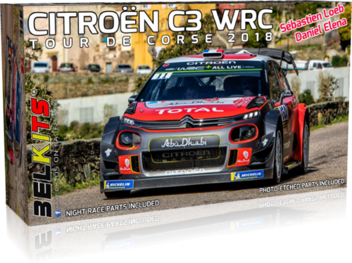 CITRON C3 WRC TOUR DE CORSE 2018 1/24 BELKITS 017