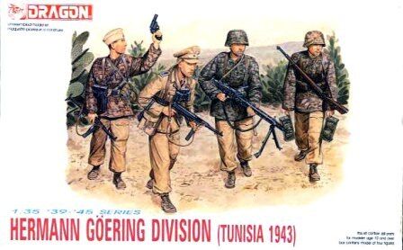 INFANTERIA DIVISION GOERING TUNEZ 1943 1/35 DRAGON
