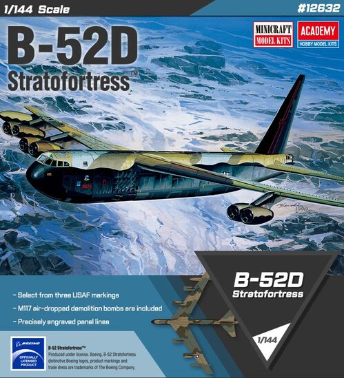 B-52D STRATOFORTRESS 1/144 ACADEMY