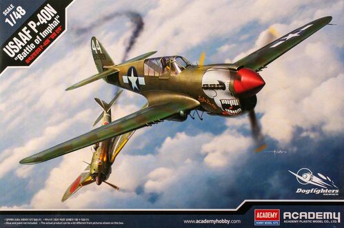 CURTISS P-40N WARHAWK 1/48 ACADEMY IMPHAL