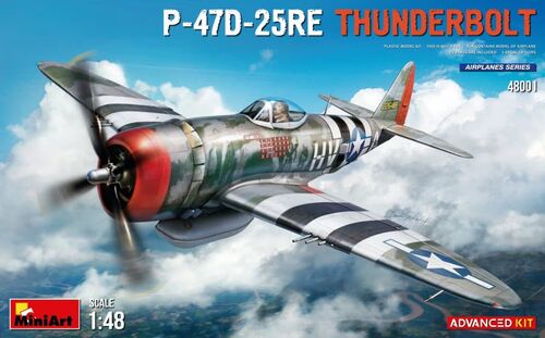 P-47D-25RE THUNDERBOLT 1/48 MINIART ADVANCED KIT