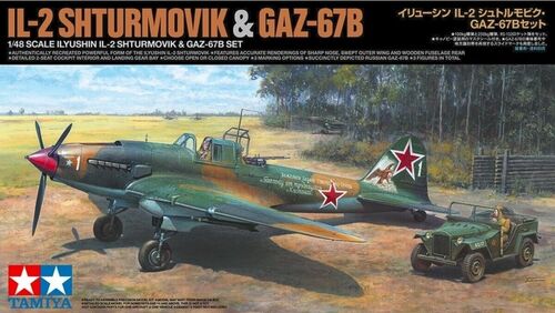 IL-2 STURMOVIK + GAZ-67B 1/48 TAMIYA'