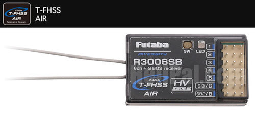 FUTABA T6K 2,4ghz (T-FHSS) CON RECEPTOR R3006SB