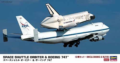 SPACE SHUTTLE & BOEING 747 1/200 HASEGAWA
