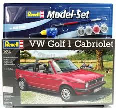 VW GOLF I CABRIO MODEL SET 1/24 REVELL