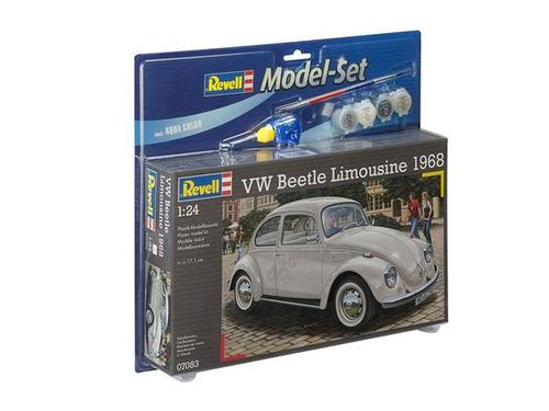 VW BEETLE 1500 LIMOUSINE '68 1/24 MODEL SET REVELL