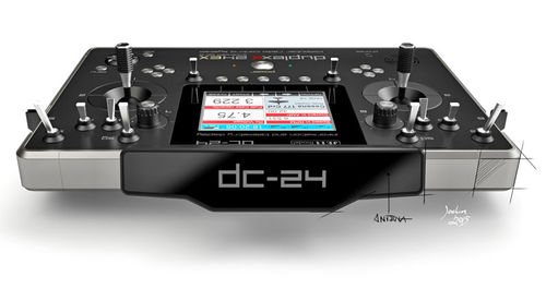 Duplex DC-24, Jeti model, mejor emisora, 24 canales, espaa, f5j, hall sensor magnetico.