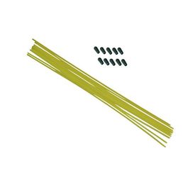 TUBO ANTENA CON TAPÓN 1UDAD AMARILLO HOBBYTECH