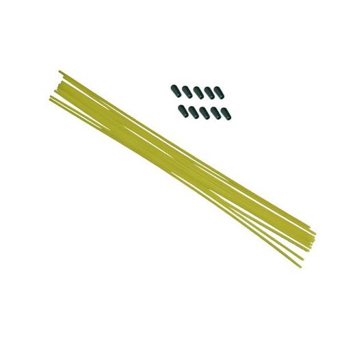 TUBO ANTENA CON TAPN 1UDAD AMARILLO HOBBYTECH