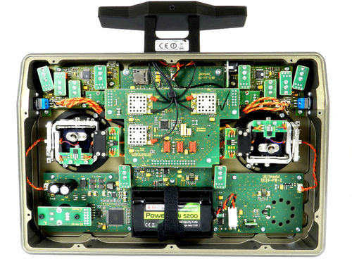 Duplex DC-24, Jeti model, mejor emisora, 24 canales, españa, f5j, hall sensor magnetico.