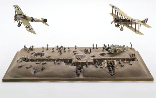 BATTLE OF SOMME WWI 1/72 DIORAMA AIRFIX