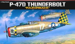 P-47D THUNDERBOLT (RA) 1/72 ACADEMY