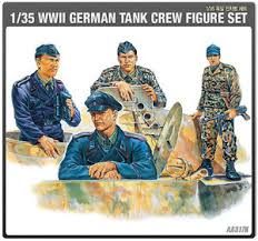 TRIPULACION TANQUE ALEMAN WWII 1/35 ACADEMY