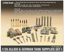 PROVISIONES TANQUES WWII 1/35 ACADEMY