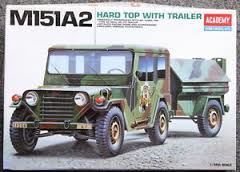 M-151A2 HARD TOP W/TRAILER 1/35 ACADEMY