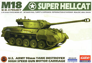 M18 SUPER HELLCAT WWII 1/35 ACADEMY