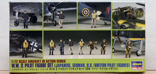 SET PILOTOS JAPONESES 2GM 1/72 HASEGAWA