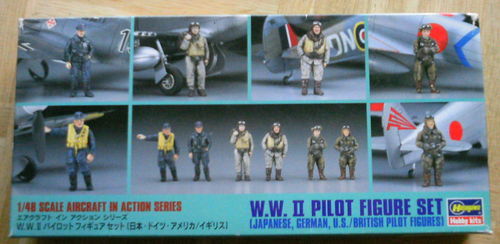 SET PILOTOS JAPONESES 2GM 1/48 HASEGAWA