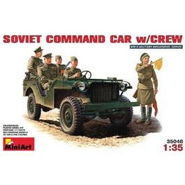 COCHE SOVIETICO DE COMANDANTES CON FIGURAS 1/35 MINIART
