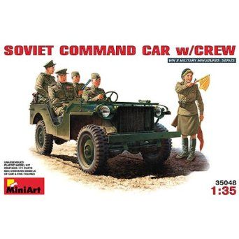 COCHE SOVIETICO DE COMANDANTES CON FIGURAS 1/35 MINIART