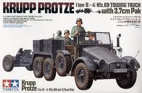 CAMION KRUPP CON ANTITANQUE 37MM 1/35 TAMIYA