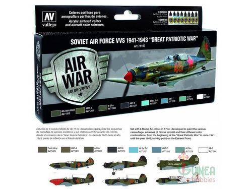 MODEL AIR SET GREAT PATRIOTIC WAR 1941-1943 VALLEJO