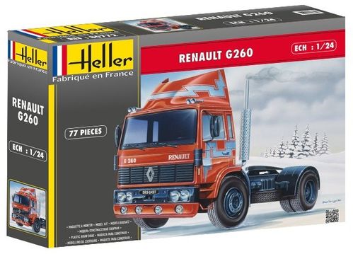 RENAULT G260 CABEZA TRACTORA CAMION 1/24 HELLER