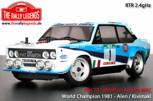 FIAT 131 ABARTH WRC 1/10 RTR 4WD RALLY LEGENDS
