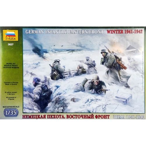 INFANTERIA ALEMANA INVIERNO 1941/1942 1/35 ZVEZDA