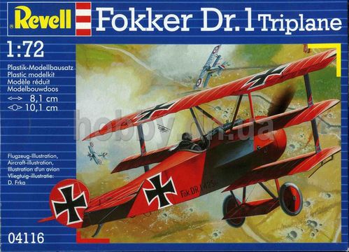 FOKKER DR. 1 TRIPLANE 1/72 REVELL