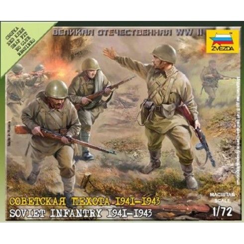 SOVIET INFANTRY 1941 1/72 ZVEZDA