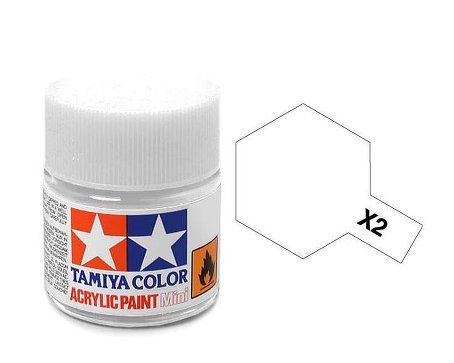 BLANCO X2 10ML TAMIYA COLORS