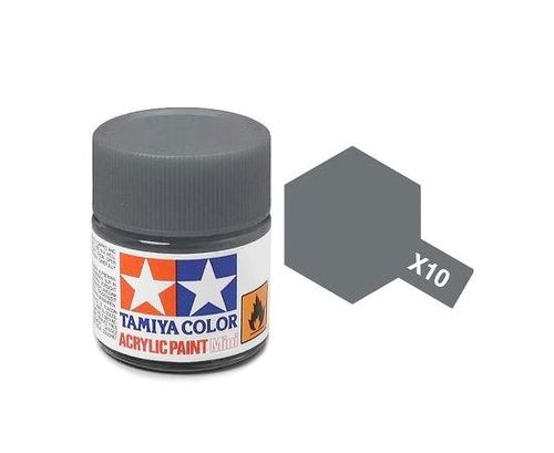 GRIS ACERO X10 10ML TAMIYA COLORS