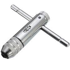 DEKO T-manejar Trinquete Llave Del Grifo con 5 unids M3-M8 Screw Machine Rosca Métrica Plug Tap BBY
