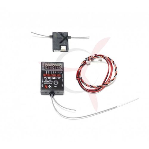 SPEKTRUM AR6600T 6CH TELEMETRIA DSMX RECEPTOR