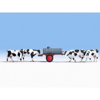 VACAS Y ABREVADERO H0 NOCH