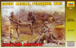 PERSONAL SANITARIO SOVIÉTICO 1/35 ZVEZDA
