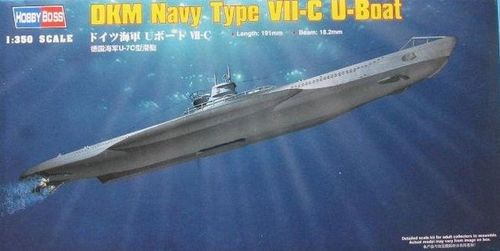 DKM TYPE VIIC U-BOAT 1/35 HOBBYBOSS